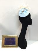 Pale Blue and Cream Headpiece