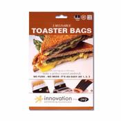 Pack of Two Reusable Toaster Bags 16x16cm image