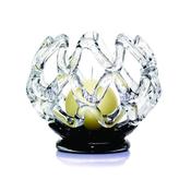 iNet Ball Candleholder 16.5cm Dia Black Base image