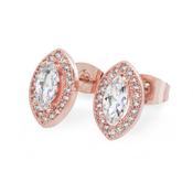 Rose Gold Marquise Cut Earrings image