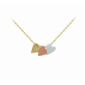 Three Tone Hearts Pendant image