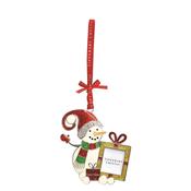 Sparkle Snowman Frame Decoration image