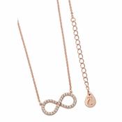 Stone Set Infinity Pendant Rose Gold image