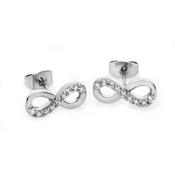 Silver Infinity Earrings by Tipperary Crystal image
