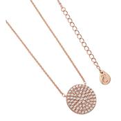 Pave Full Moon Pendant Rose Gold image