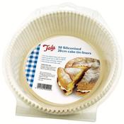 Siliconised 18cm Cake Tin Liners Pack of 50 image