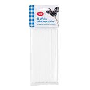 50 White Cake Pop Sticks image