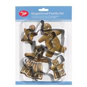 Gingerbread Family Cutters Set Of 4 StainlessSteel image