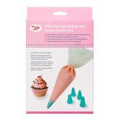 Silicone Icing Bag And Large Nozzle Set image