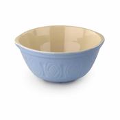 Blue Stoneware Mixing Bowl 26cm image
