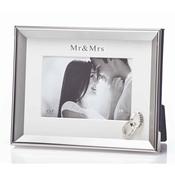 Mr and Mrs Photo Frame 6×4 Rings image
