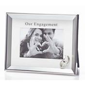 Our Engagement Photo Frame 6×4 Rings image