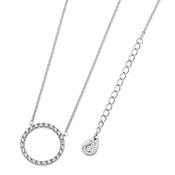 Forever Moon Pendant Silver by Tipperary Crystal image