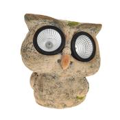 Vivid Eyes Owl Ornament With Solar Light image