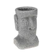 Easter Island Head Planter Concrete Small image