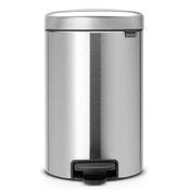 Brabantia NewIcon Pedal Bin Matt Steel 12L image