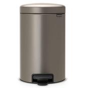 Brabantia NewIcon Pedal Bin Platinum 12L image
