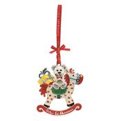Babys First Christmas Rocking Horse Decoration image