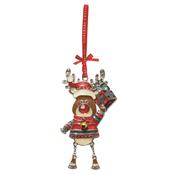 Reindeer with Present Christmas Decoration image