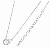 Tipperary Silver Polished and Cz Circle Pendant image