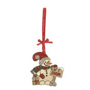 Tipperary Crystal Snowman Decoration image