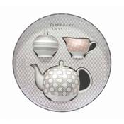 Spots and Stripes Teapot  Sugar and Creamer Set image