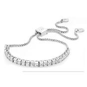 Tipperary Square Tennis Bolo Bracelet Silver image