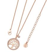 Tipperary Tree Of Life Necklace and Cz Rose Gold image