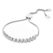Tipperary Ornate Bolo Tennis Bracelet Silver image