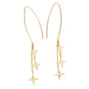 Tipperary Stars Falling Champagne Gold Earrings image