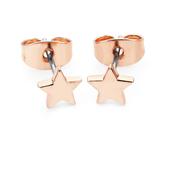 Tipperary Star Mini Stud Earrings Rose Gold image