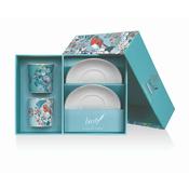 Birdy Robin and Blue Tit Espresso Set of 2 image