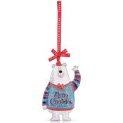 Tipperary Crystal Sparkle Polar Bear Decoration image