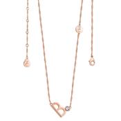 Tipperary Crystal Letter B Pendant Rose Gold image