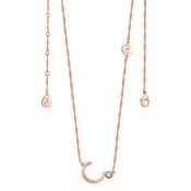 Tipperary Crystal Letter C Pendant Rose Gold image