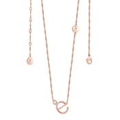 Tipperary Crystal Letter E Pendant Rose Gold image