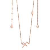 Tipperary Crystal Letter F Pendant Rose Gold image