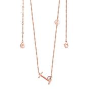 Tipperary Crystal Letter I Pendant Rose Gold image