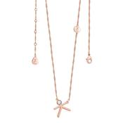 Tipperary Crystal Letter K Pendant Rose Gold image