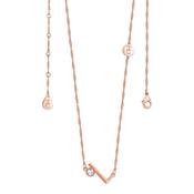 Tipperary Crystal Letter L Pendant Rose Gold image