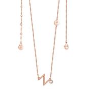 Tipperary Crystal Letter N Pendant Rose Gold image