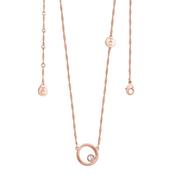 Tipperary Crystal Letter O Pendant Rose Gold image