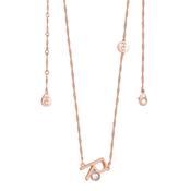 Tipperary Crystal Letter R Pendant Rose Gold image