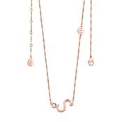 Tipperary Crystal Letter S Pendant Rose Gold image