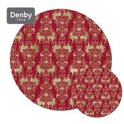 Denby Round Christmas Placemats &amp; Coasters Set 6 image