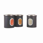 Denby Set Of 3 Storage Canisters Grey image
