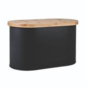 Denby Bread Bin With Bamboo Lid Black image