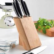 Denby 5 Piece Knife Block Set Beech image