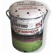 Old Trafford Metal Stool Large 36x44cm image