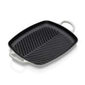 Le Creuset Shallow Rectangular Grill 30cm Meringue image